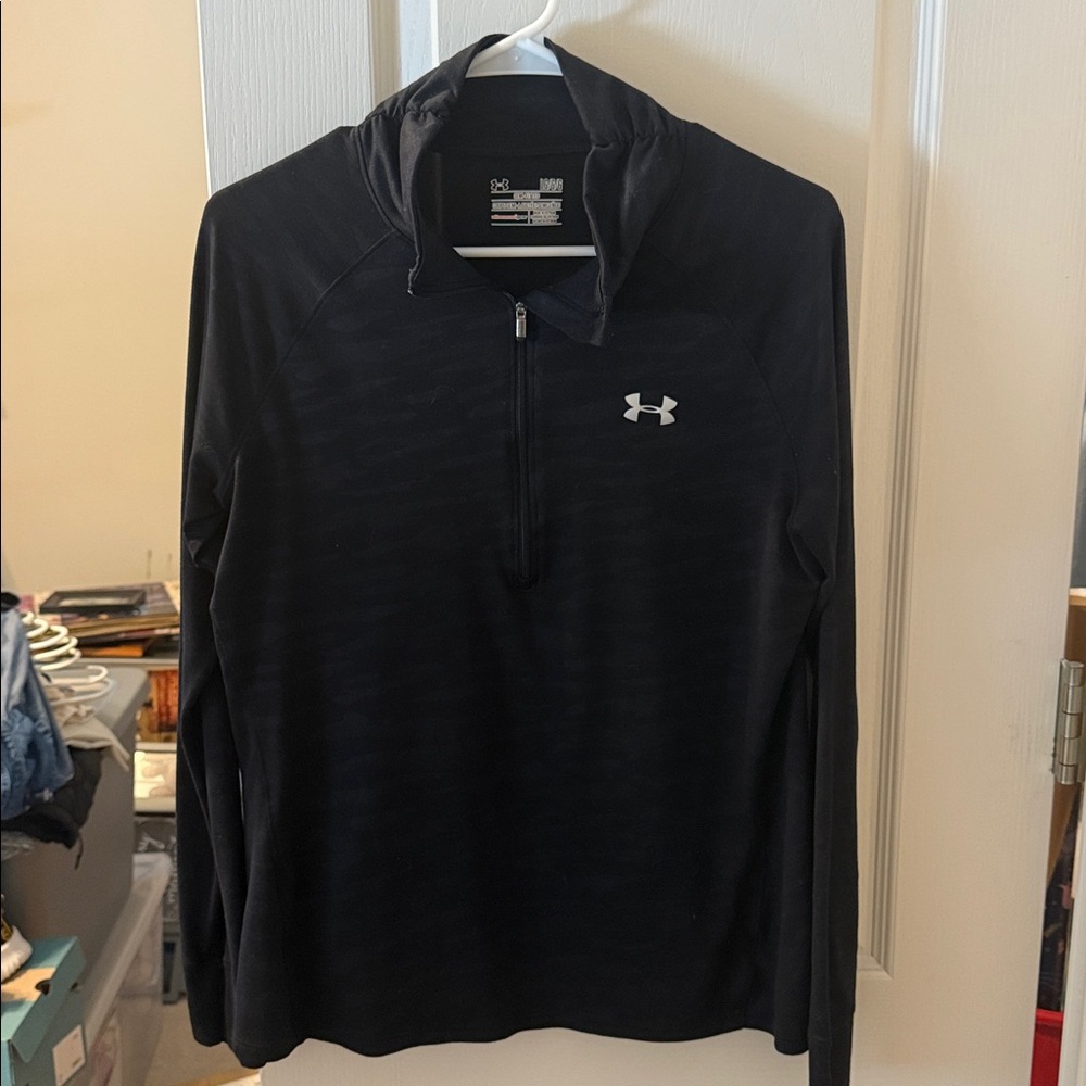 Under Armour Black Quarter-Zip Hoodie